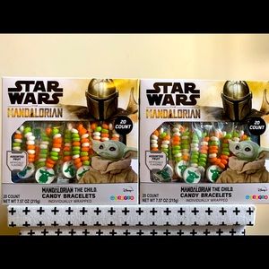 Star Wars The Mandalorian Candy Bracelets. Brand new, never opened.